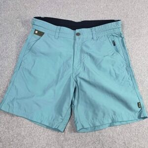 Howler Bros Shorts Men Size 31 Teal 7" Horizon Hybrid Unlined Fishing Camping‎